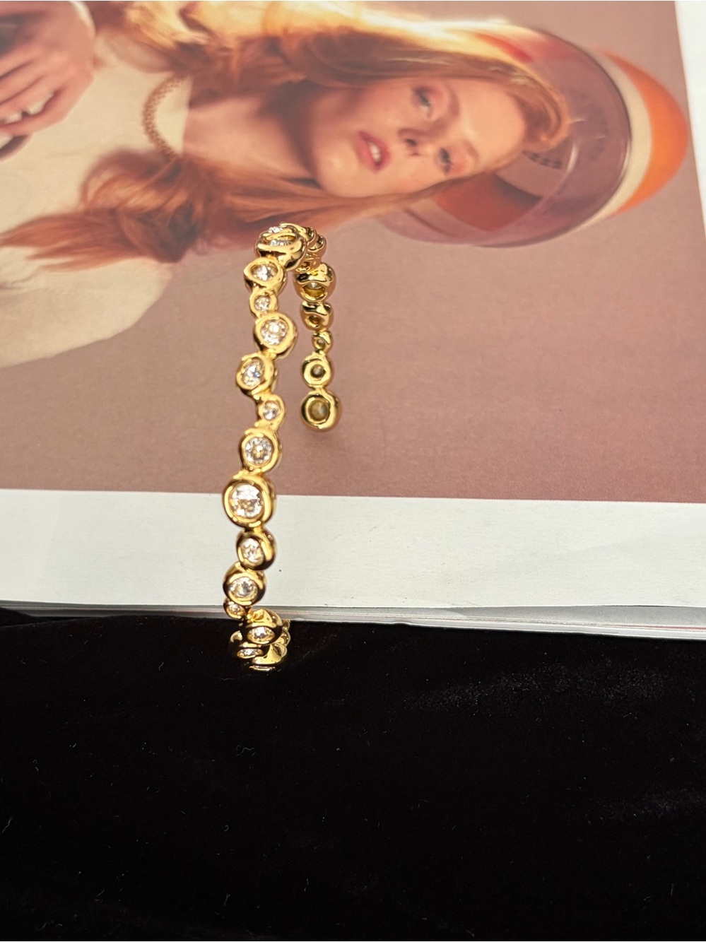 🆕 Alexis Bittar Asterales Gold Skinny Cuff Bracelet